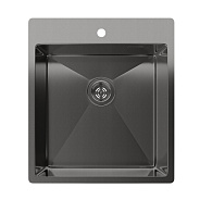 Кухонная мойка Rivelato Rinox 4450 PVD, черный