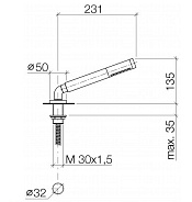 Душевой набор Dornbracht Tara, хром (27.702.979.00)