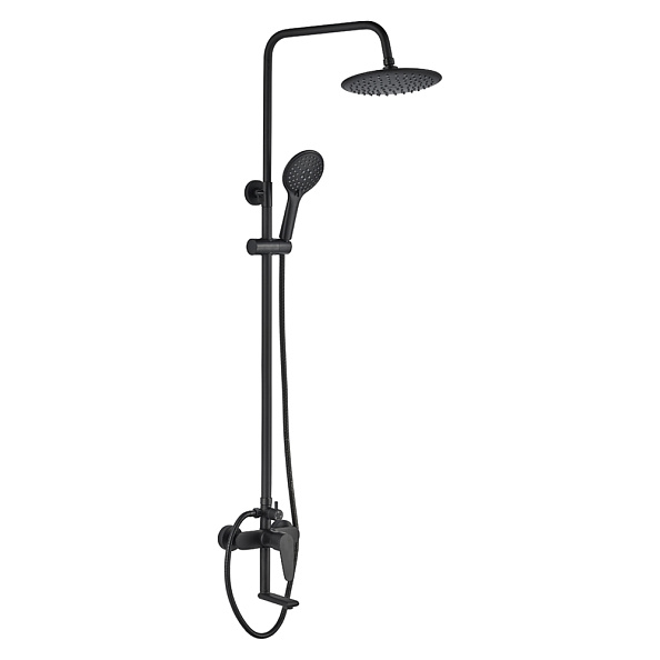 Душевая система WesnaArt NOVA NOV03-314Black, черный