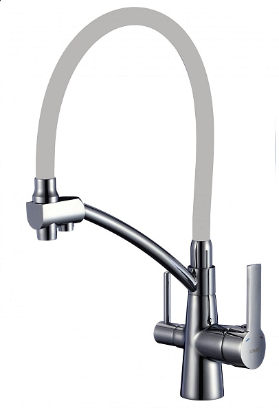 Смеситель сатин (матовый) под фильтр для мойки Savol (S-L1805L-04)