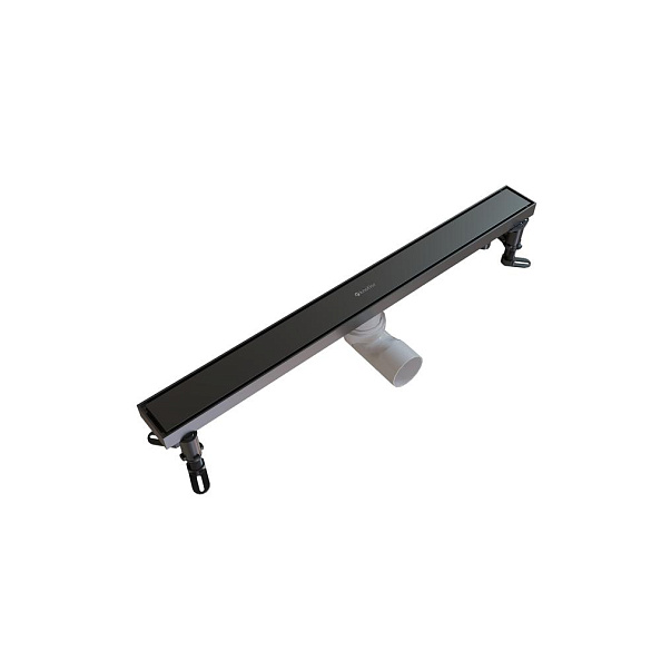 Душевой трап линейный Knotlor SDRW0600GM, вороненая сталь