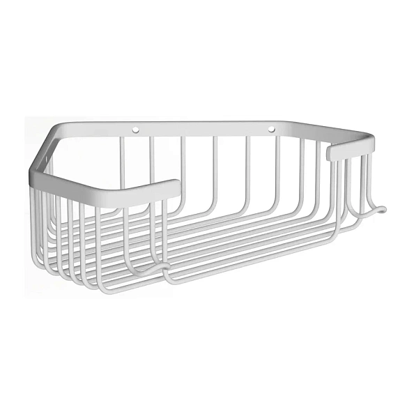 Полка угловая для ванной Shevanik SW01C, белый