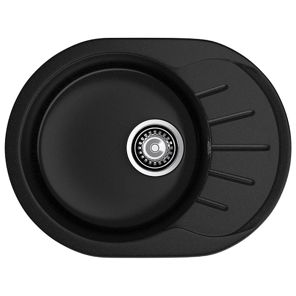 Кухонная мойка GranFest RONDO 580L, черный
