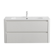 База под раковину подвесная Cezares Relax 996х477х500, Bianco Lucido (RELAX-1000-2C-SO-BL)