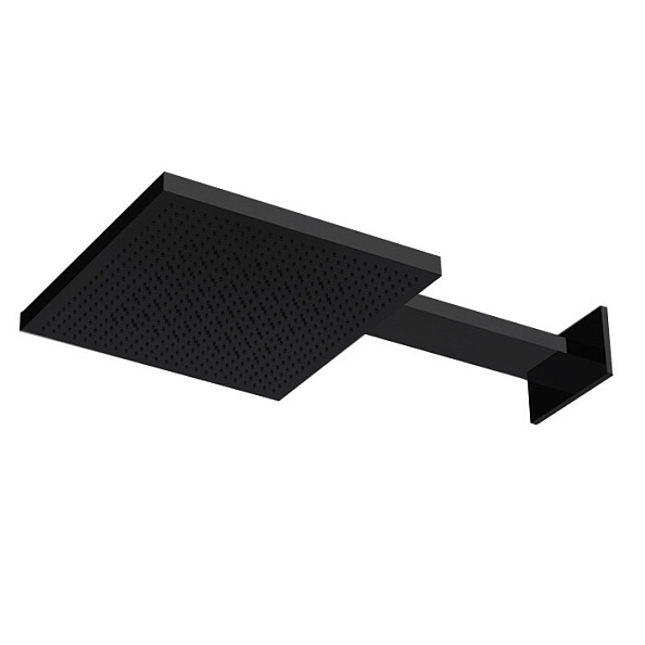 Верхний душ Almar Velvet, 300х300, черный матовый (E044277.MB)