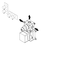 Внутренняя часть Ritmonio назначение-смеситель для душа термостатический, не окрашен (PM0030K)