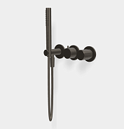 Смеситель для душа Fima Carlo Frattini Spillo Tech, V Collection, на 2 потребителя, брашированный черный хром (F3049TWX8VCS)