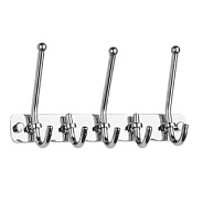 Планка с крючками для полотенец D-Lin D201854-5, хром