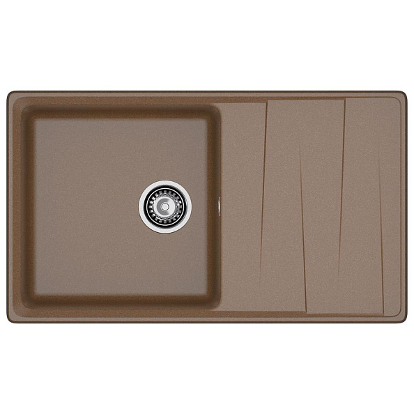 Кухонная мойка GranFest LEVEL 860L, терракот