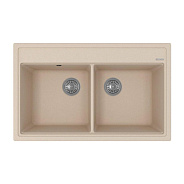 Кухонная мойка Florentina ЛИПСИ 20.370.E0820.104, бежевый