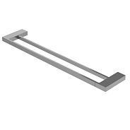 Полотенцедержатель двойной Cezares Slider, сатин (SLIDER-THD-60-IN)