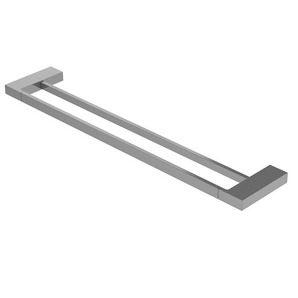 Полотенцедержатель двойной Cezares Slider, сатин (SLIDER-THD-60-IN)