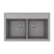 Кухонная мойка Florentina ЛИПСИ 20.370.E0820.307, серый шёлк