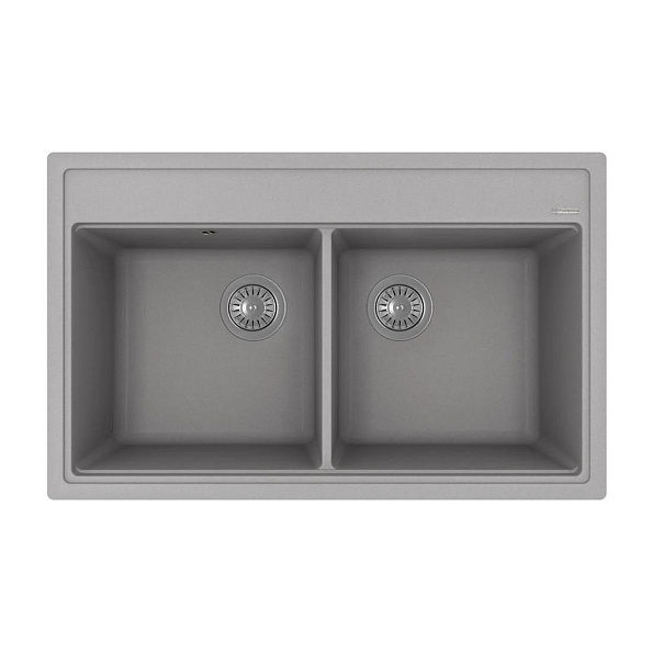 Кухонная мойка Florentina ЛИПСИ 20.370.E0820.307, серый шёлк
