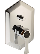 Смеситель для душа Cisal Chérie, Chrome/Night Black (CH0021006T)