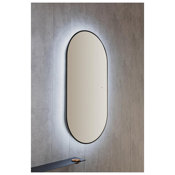 Зеркало Silver Mirrors Viva-BLACK 550х1050 (бесконтактный сенсор) гор/верт