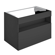 32862970100 STAGELINE Тумба под умывальник 800x625x490 mm,подсветка, розетка + USB/USB-C, 1 выдвижной ящик, сифон 1 1/4 x 32, Вулканит/Вулканит