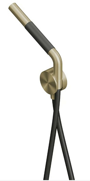 Ручной душ Quadro design 23, золото светлое (18 66 OC)