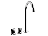 Смеситель для раковины Fantini Venezia, Matt British Gold PVD (29 P6 N405SW)