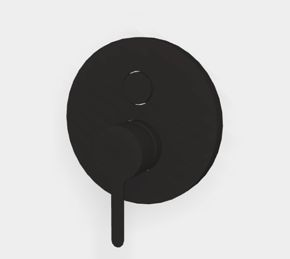 Смеситель для душа Fima Carlo Frattini Snap, чёрный матовый (F3119E2NS)