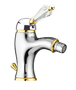 Смеситель для биде Fiore IMPERIAL-SKY  (SWAROVSKI®) 82CO5321, хром/золото