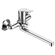 Смеситель VODA "Wave" для ванны, с изл. 200 мм, с акс. (WA20)