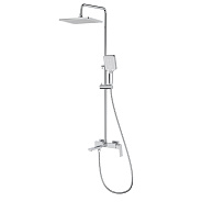 Душевая система Splenka S02.24 для ванны и душа  поворотный излив 17 см, хром