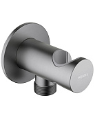 AQ2464BGM шланговое подсоединение с держателем, оружейная сталь