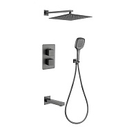 Душевая система встраиваемая Grocenberg GB5050BG, графит