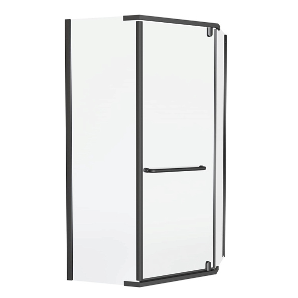 Душевой уголок Knotlor FCD100CG0GM 5-тиугольный 100х100х200, оружейная сталь