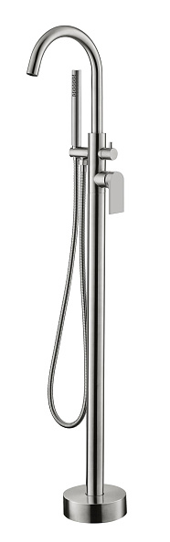 Напольный смеситель BelBagno Nova, сатин (NOV-FMT-IN)