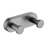 Крючок для полотенец Raglo R300.052.09 двойной,графит