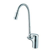 Смеситель для кухни с гибким изливом D-Lin D155460-Q, хром