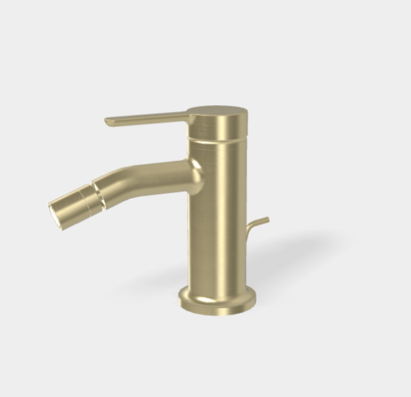 Смеситель для биде Fima Carlo Frattini Snap, шампань брашированная (F3112HS)