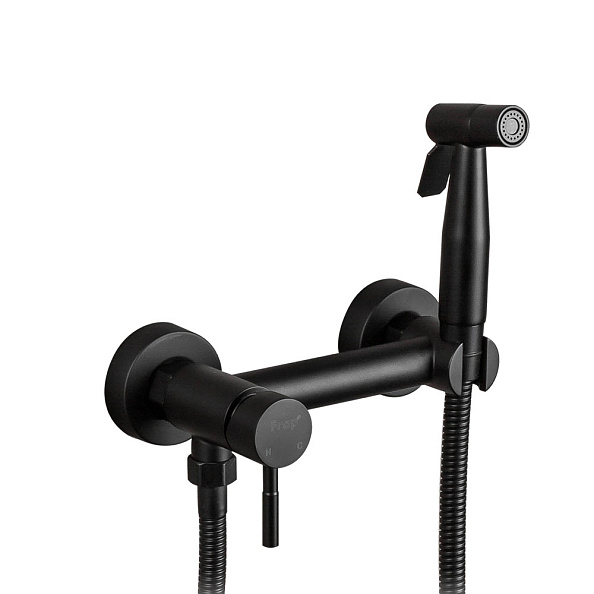 Гигиенический душ со смесителем FRAP F7503-6, черный