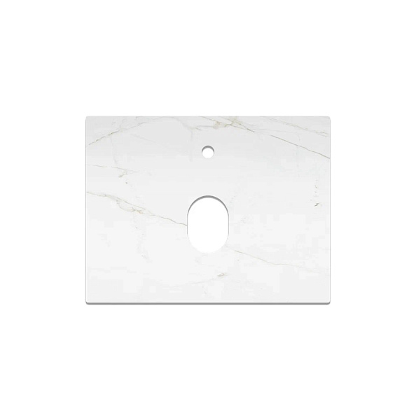 Столешница La Fenice Granite Gray Structural Terra 60 см, белая