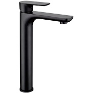 Смеситель для раковины высокий Grocenberg GB3009BL, черный