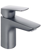 AQ1010BGM ВЕГА смеситель для раковины 97 без донного клапана, оружейная сталь