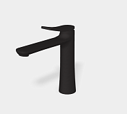 Смеситель для раковины Fima Carlo Frattini Flo', черный матовый (F3801LNS)