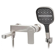 Смеситель для ванны Hansberge H4010NK, никель