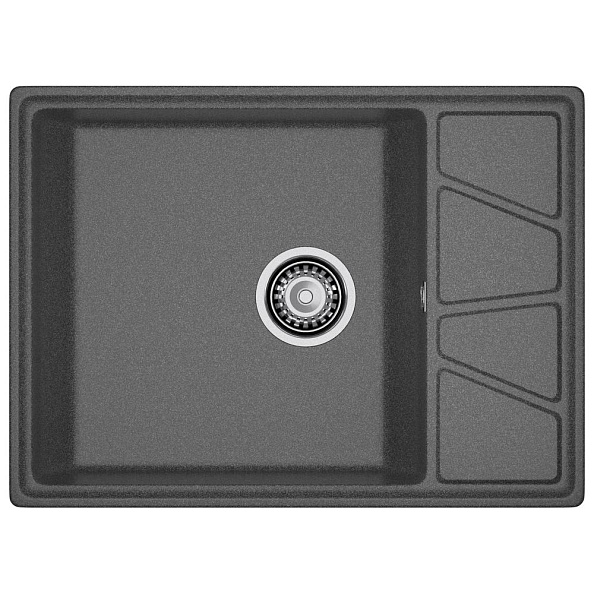 Кухонная мойка GranFest VERTEX 680L, графит