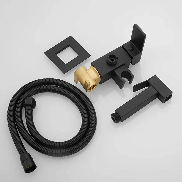 Гигиенический душ со смесителем Shevanik S127H, черный