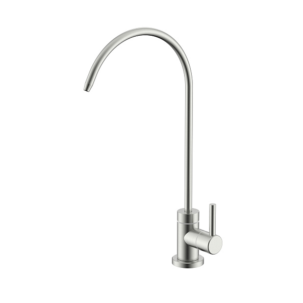 Кран Splenka S249.60.05 для питьевой воды с подключением к фильтру поворотный излив, сатин