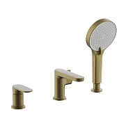 Смеситель для ванны BELZ на борт золотой (B66713-5)
