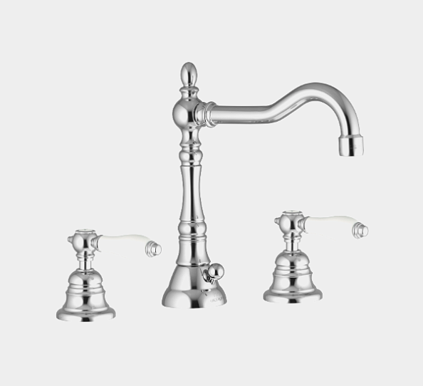 Смеситель для раковины Fima Carlo Frattini Herend, бронза античная (F5401BR)