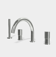 Смеситель для ванны и душа Fima Carlo Frattini Spillo Tech, X Collection, хром (F3044TNXCR)