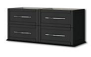 База под раковину Cezares Tiffany 1200х460х550, Nero Grafite (54955)