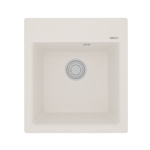 Кухонная мойка Lemark HANKA 450 врезная прямоугольная из кварцгранита цвет: Жасмин  (9910010)