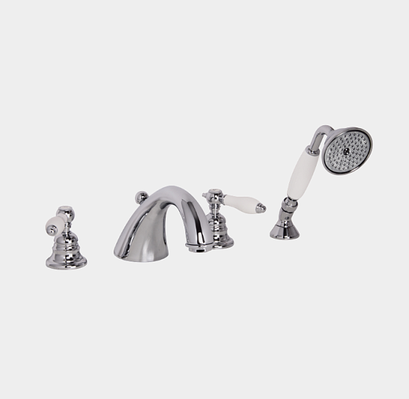 Смеситель для ванны и душа Fima Carlo Frattini Herend, золото (F5414CBOR)