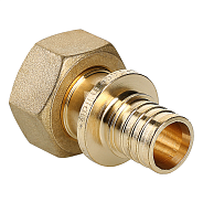 Фитинг Valtec аксиальный надвижной с накидной гайкой 20 (2,8) мм х 3/4" (VTm.422.BG.002005)